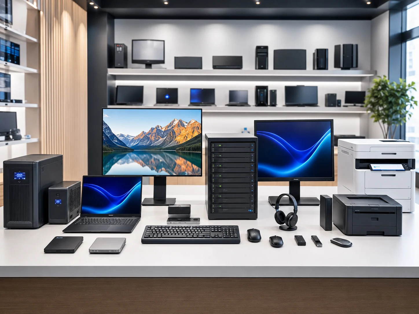 Computers, servers and printers