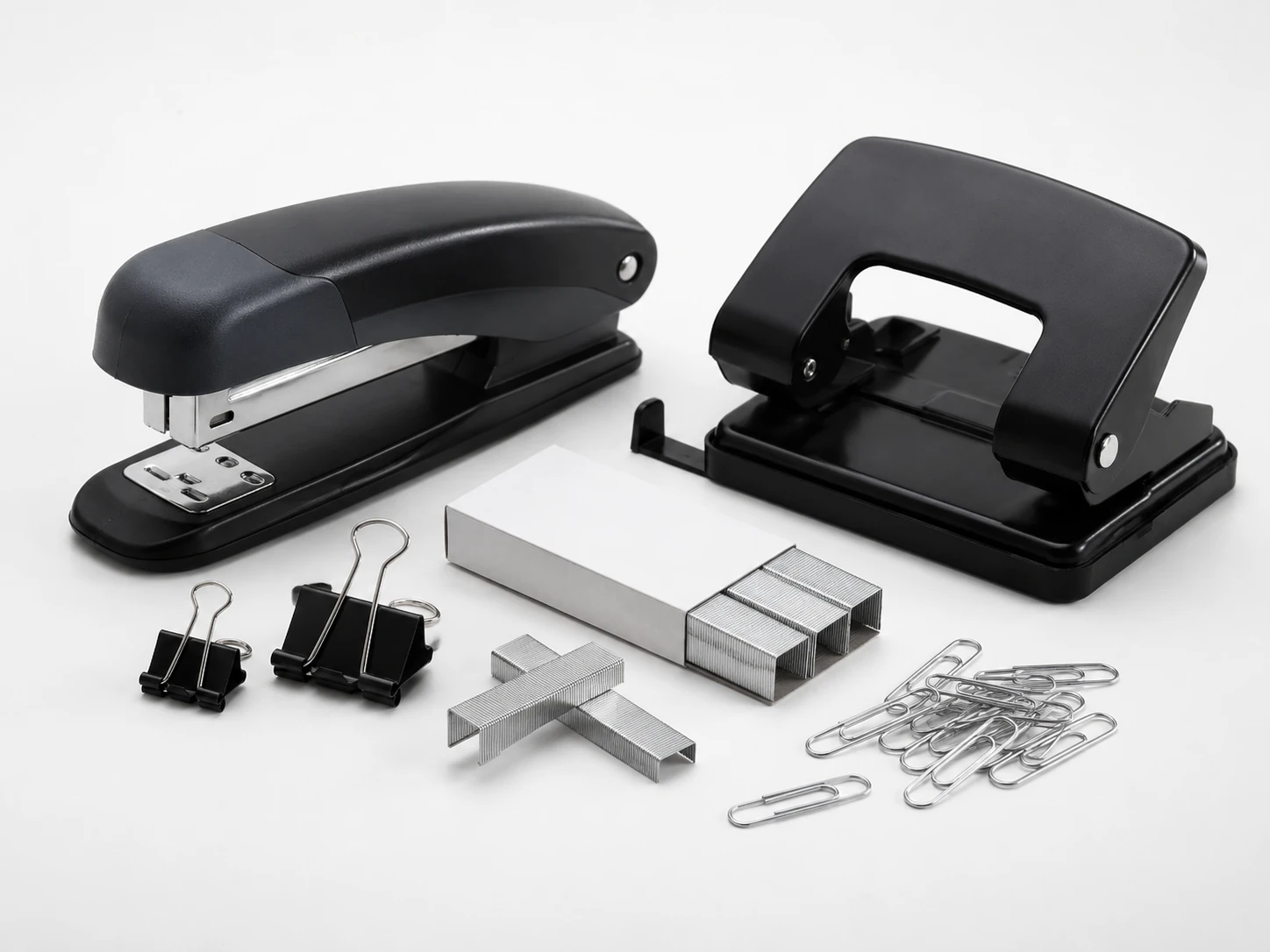 Staplers, Punches & Clips